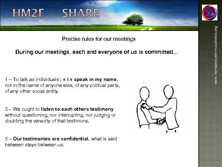 During our meetings, each and everyone of us is committed. . . 1 –