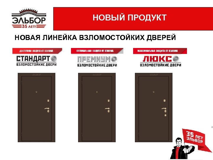 НОВЫЙ ПРОДУКТ НОВАЯ ЛИНЕЙКА ВЗЛОМОСТОЙКИХ ДВЕРЕЙ 
