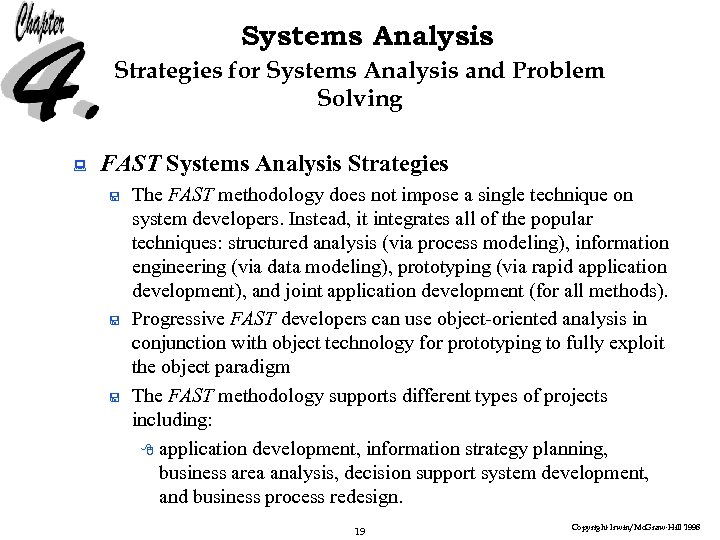 Systems Analysis Strategies for Systems Analysis and Problem Solving : FAST Systems Analysis Strategies