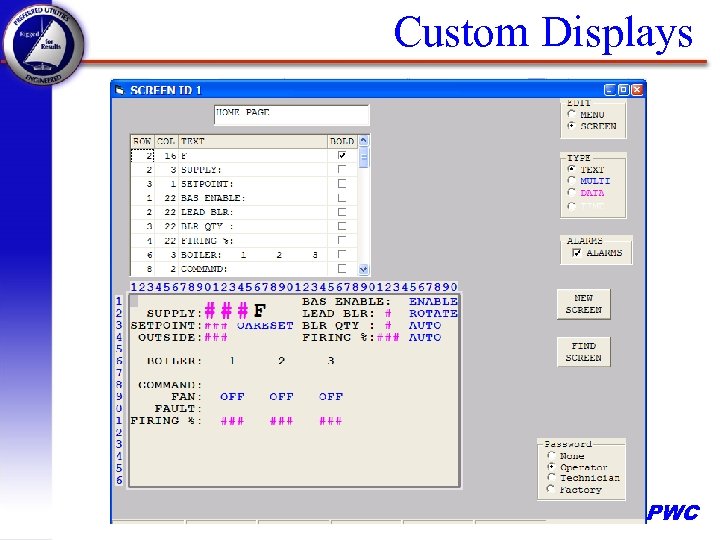 Custom Displays PWC 