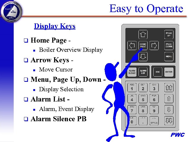 Easy to Operate Display Keys q Home Page n q Arrow Keys n q