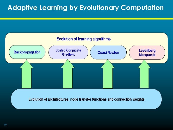 Adaptive Learning by Evolutionary Computation 69 