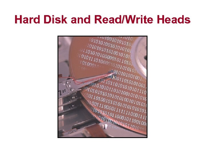Hard Disk and Read/Write Heads 