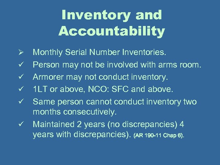 Unit Armorer Sustainment Training 21 St Tsc G