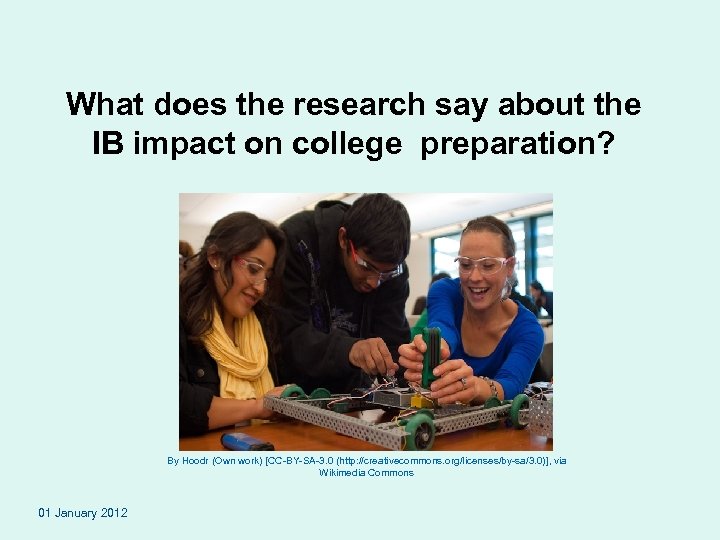 What does the research say about the IB impact on college preparation? By Hoodr