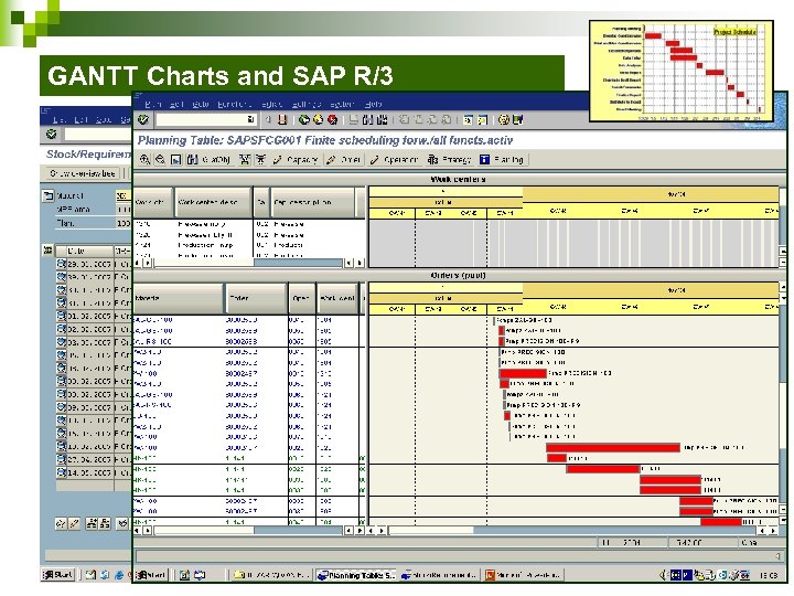 GANTT Charts and SAP R/3 