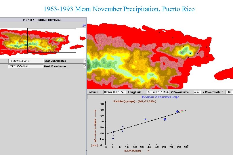 1963 -1993 Mean November Precipitation, Puerto Rico PRISM Overview 5 -8 -08 