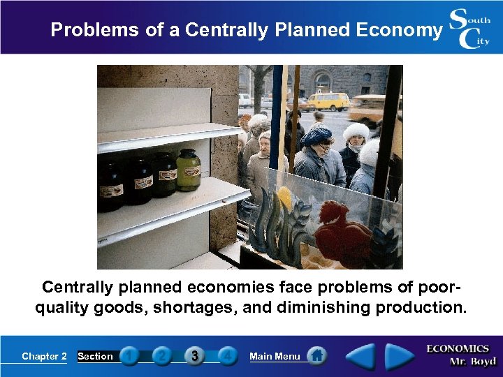 Problems of a Centrally Planned Economy Centrally planned economies face problems of poorquality goods,