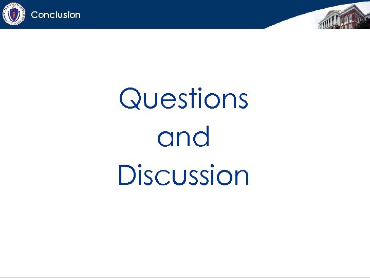 Conclusion Questions and Discussion 