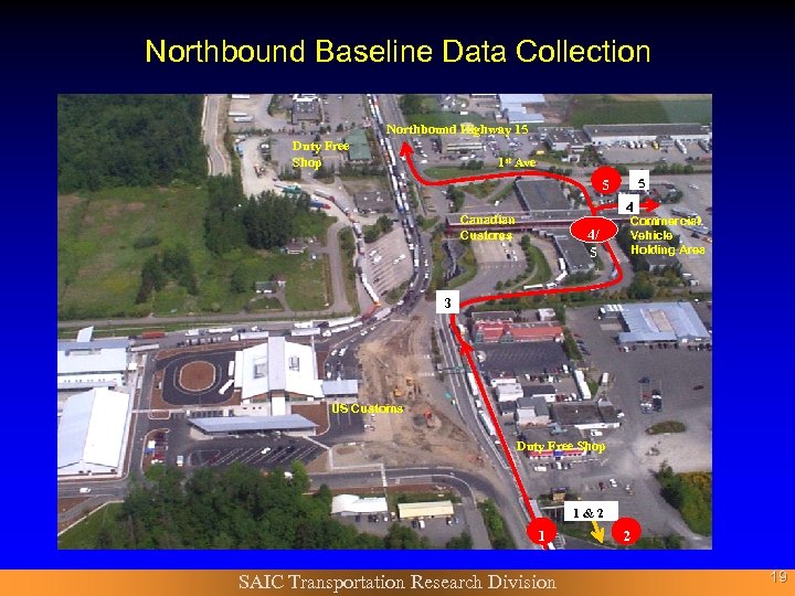 Northbound Baseline Data Collection Northbound Highway 15 Duty Free Shop 1 st Ave 5