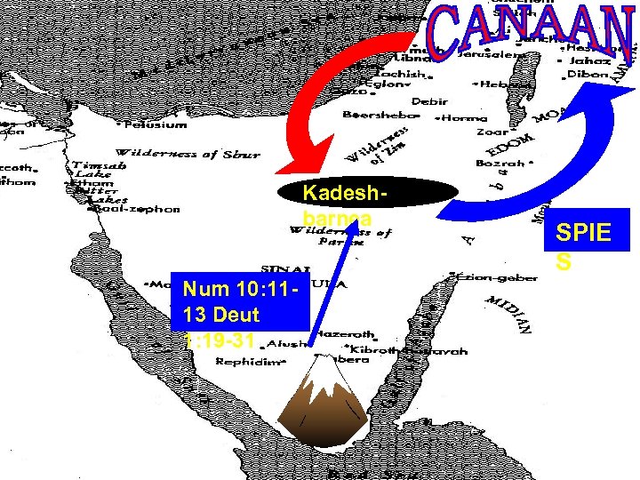 Kadeshbarnea Num 10: 1113 Deut 1: 19 -31 SPIE S 