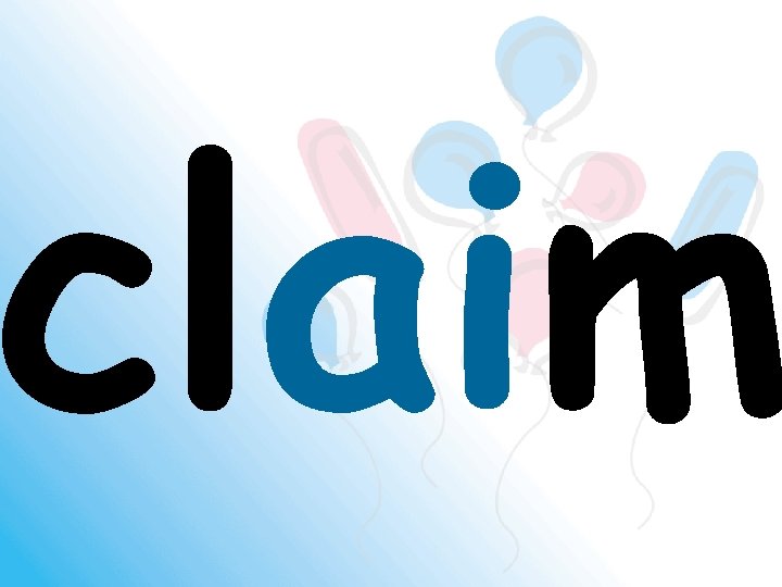 claim 