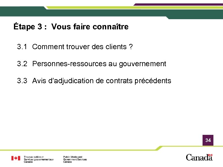 Étape 3 : Vous faire connaître 3. 1 Comment trouver des clients ? 3.