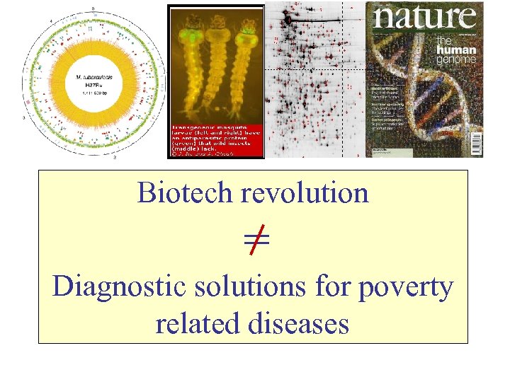 Biotech revolution = Diagnostic solutions for poverty related diseases 