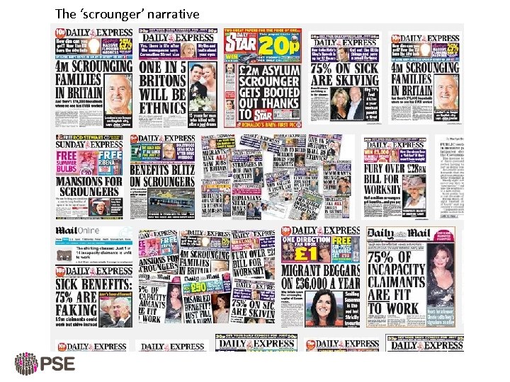 The ‘scrounger’ narrative 