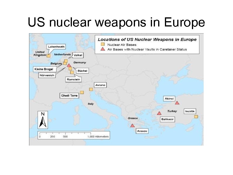 US nuclear weapons in Europe 