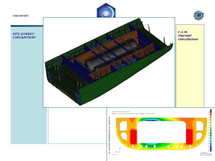 FINCANTIERI STQ QUEBEC FINCANTIERI RO-RO FERRY - FINCANTIERI LNG TANKS Capacity : 2 x