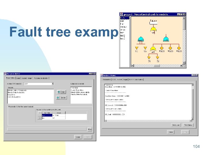 Fault tree example 104 