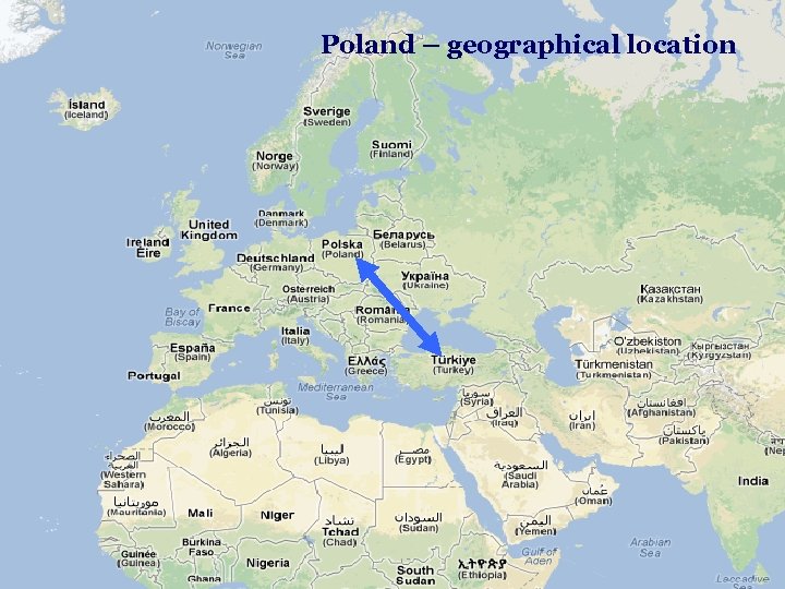 MINISTRY OF REGIONAL DEVELOPMENT Poland – geographical location 2 