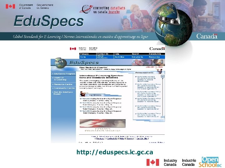 http: //eduspecs. ic. gc. ca 