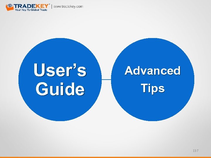 User’s Guide Advanced Tips 137 