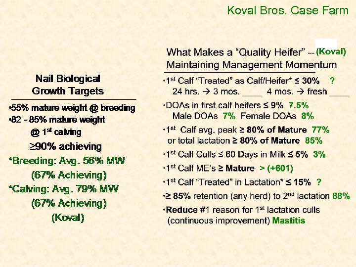 Koval Bros. Case Farm 