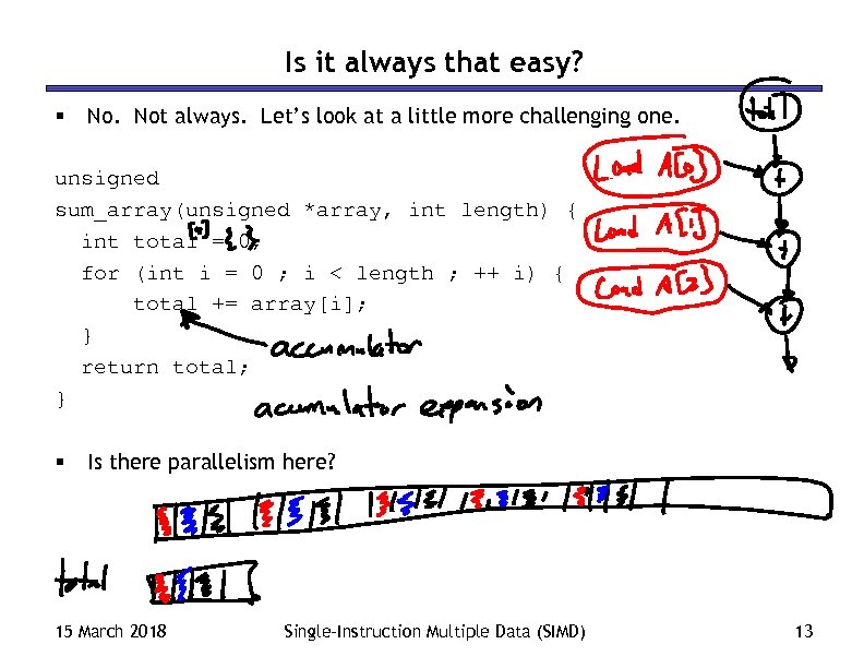 Is it always that easy? § No. Not always. Let’s look at a little