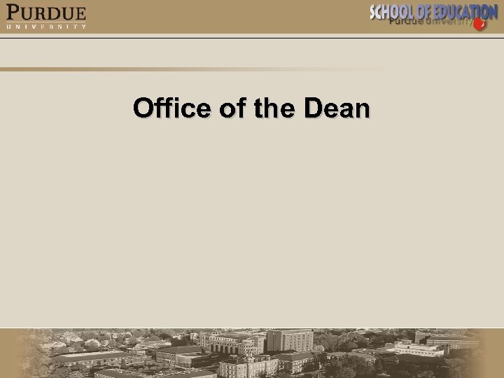 Office of the Dean 