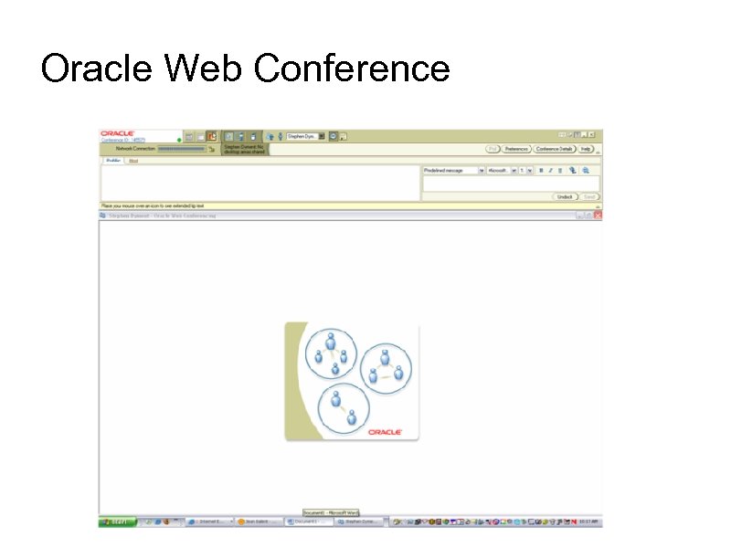Oracle Web Conference 