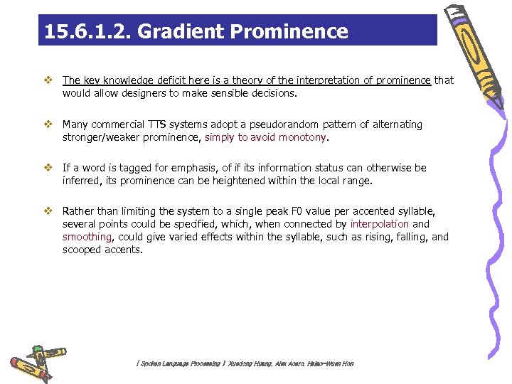 15. 6. 1. 2. Gradient Prominence v The key knowledge deficit here is a