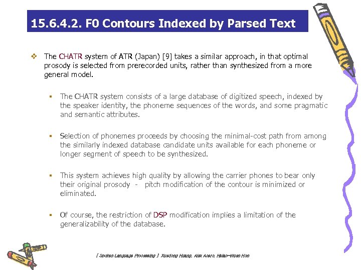 15. 6. 4. 2. F 0 Contours Indexed by Parsed Text v The CHATR