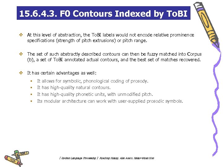 15. 6. 4. 3. F 0 Contours Indexed by To. BI v At this