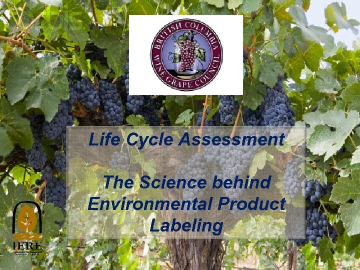 Life Cycle Assessment The Science behind Environmental Product Labeling 