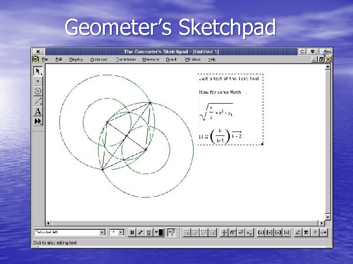 Geometer’s Sketchpad 
