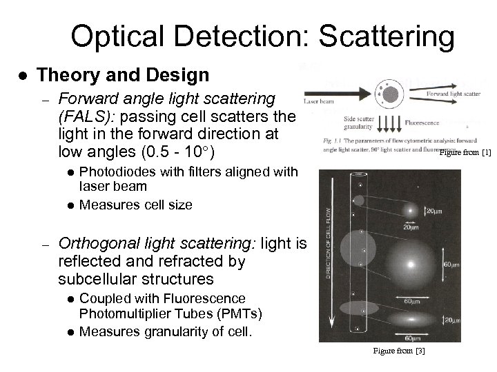 Optical Detection: Scattering l Theory and Design – Forward angle light scattering (FALS): passing