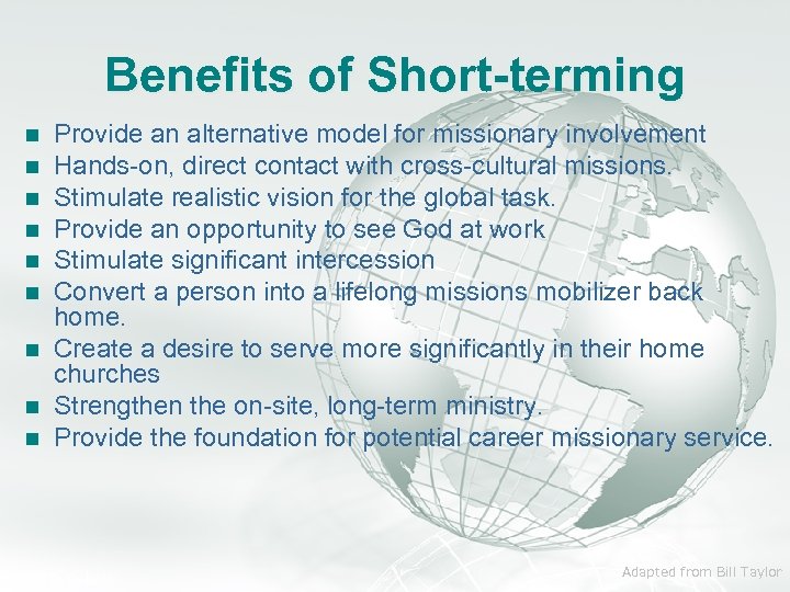 Slide 29 A Free sample background from www. awesomebackgrounds. com Benefits of Short-terming Provide