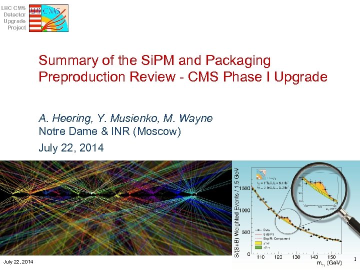 LHC CMS Detector Upgrade Project Summary of the Si. PM and Packaging Preproduction Review