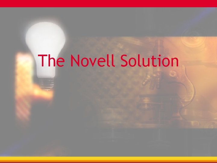 The Novell Solution 