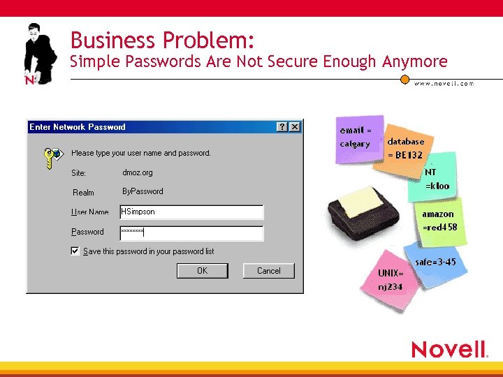 Business Problem: Simple Passwords Are Not Secure Enough Anymore 