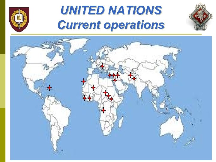 UNITED NATIONS Current operations 
