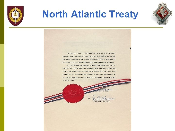 North Atlantic Treaty 