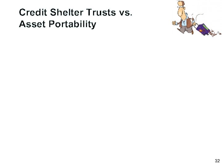 Credit Shelter Trusts vs. Asset Portability 32 