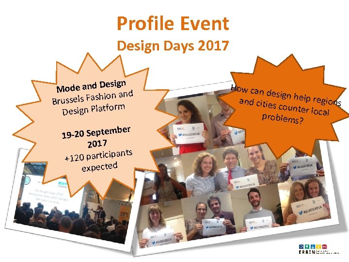 Profile Event Design Days 2017 esign Mode and D and sels Fashion Brus orm