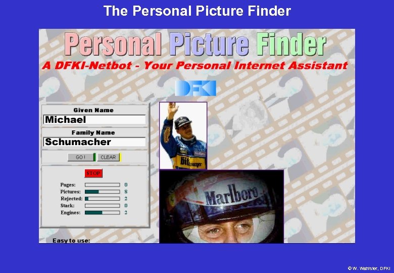 The Personal Picture Finder © W. Wahlster, DFKI 