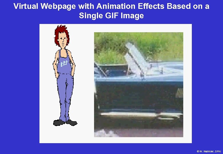 Virtual Webpage with Animation Effects Based on a Single GIF Image © W. Wahlster,
