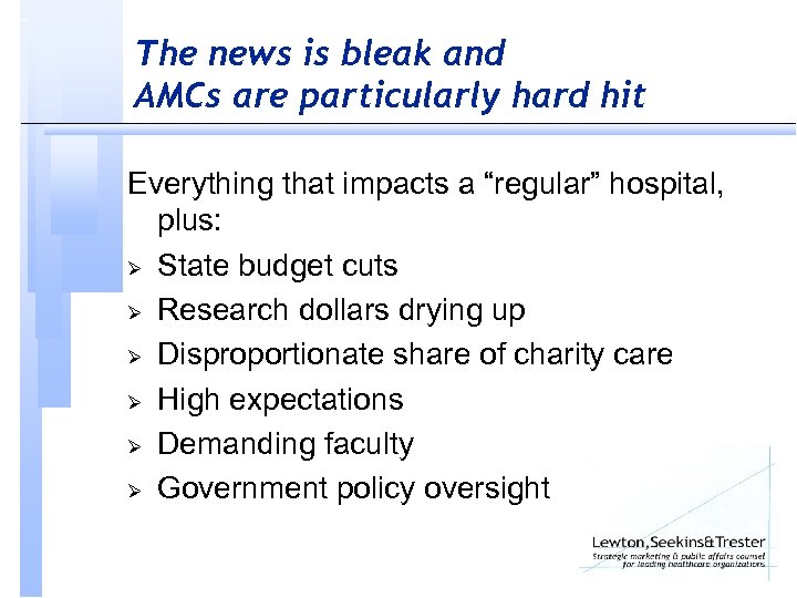The news is bleak and AMCs are particularly hard hit Everything that impacts a