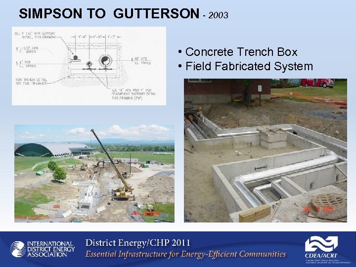 SIMPSON TO GUTTERSON - 2003 • Concrete Trench Box • Field Fabricated System 