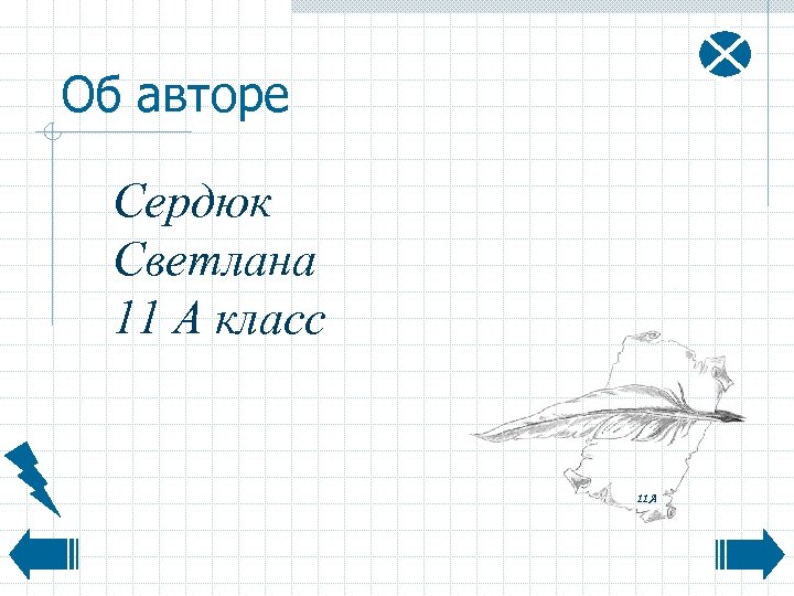 Об авторе Сердюк Светлана 11 А класс 11 А 