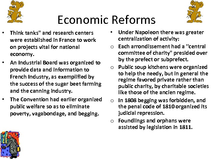 Economic Reforms • Think tanks