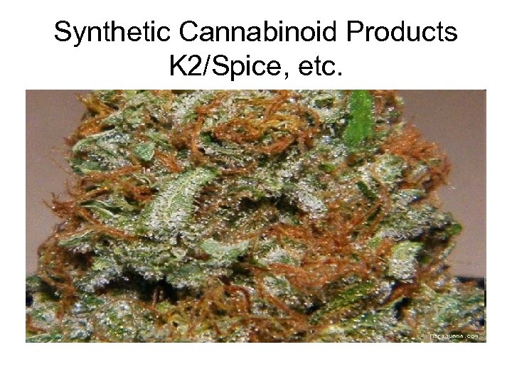 Synthetic Cannabinoid Products K 2/Spice, etc. 